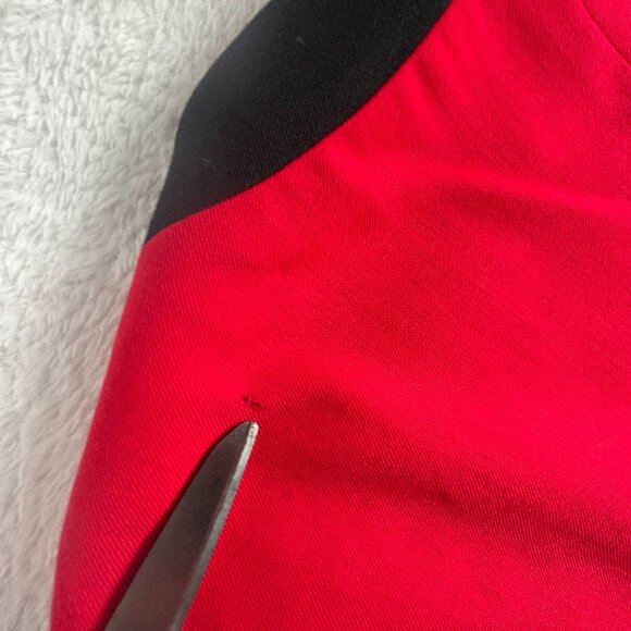 Vintage PSI By Alvin Bell Union Made Womens Red Wool Blazer Size 10 USA-Made - Picture 10 of 11